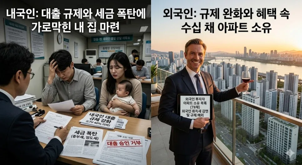 외국인 다주택자 규제 사각지대 2026: 30채 소유 현황과 대책