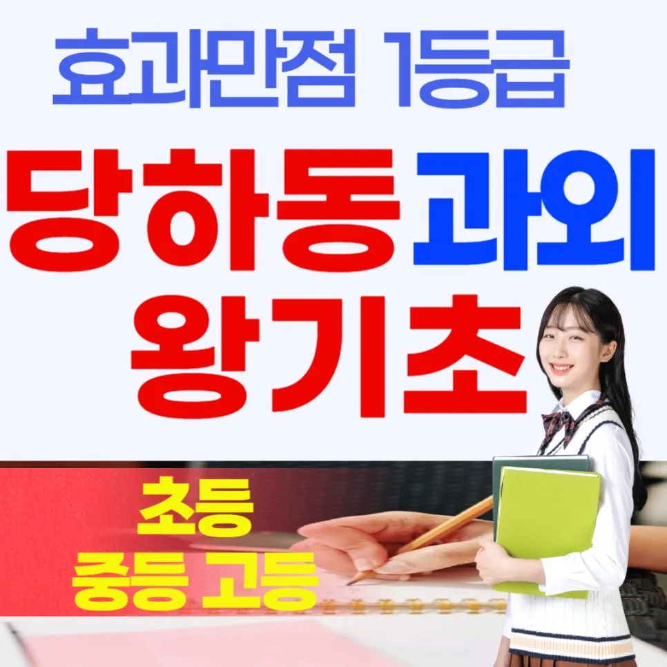 당하동 과외 2026: 초중고 영어 수학 국어 성적 올리는 비법