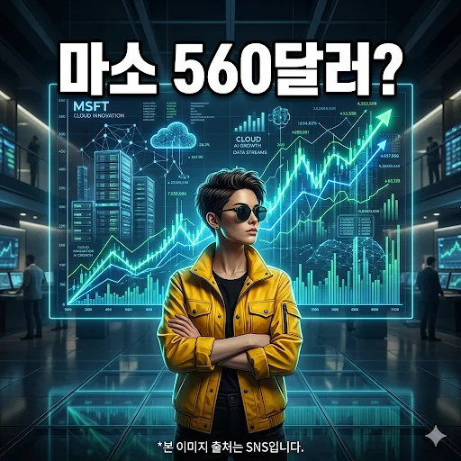 마이크로소프트 주가 2026년 전망: 560달러 목표가 재돌파 가능할까?