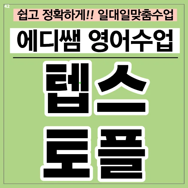 성동 영어과외 2026: 텝스, 오픽, 대학원 면접 완벽 대비