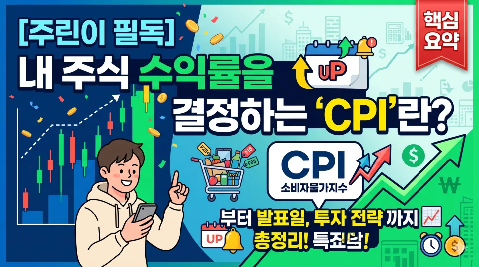 CPI란 무엇인가? 2026년 주식 시장 영향 및 투자 전략 총정리