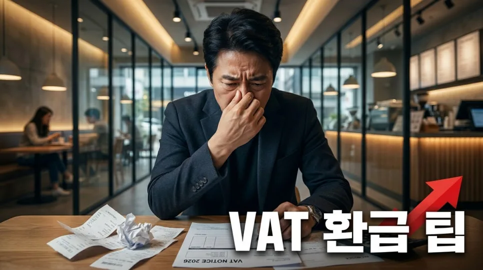 2026년 부가세 환급: 매입세액 공제 90%가 놓치는 절세 팁