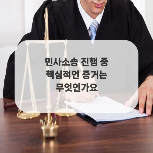 민사소송 핵심 증거는? 2026년 판례 기반 필수 준비물 총정리 — 비즈니스·경제 — gustnwh88