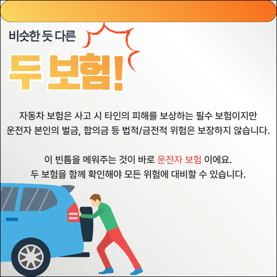 부부운전자보험 2026년, 보장 범위 핵심 비교 분석 2