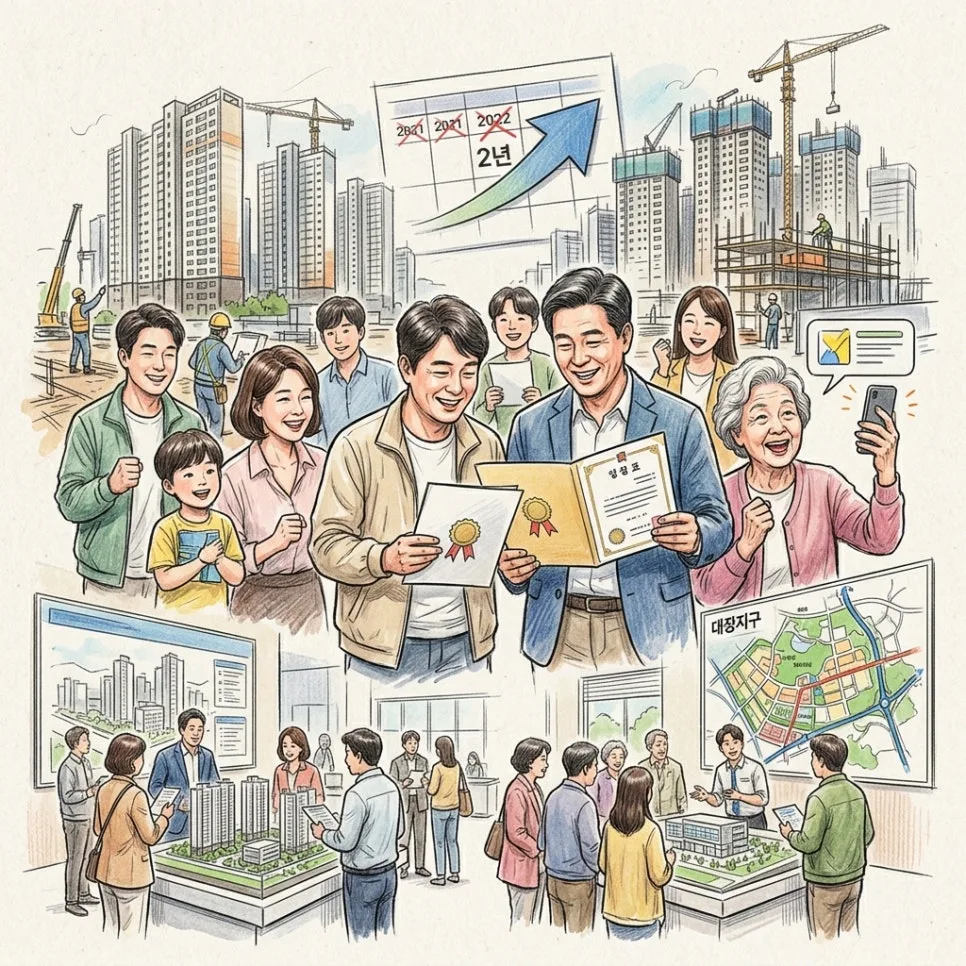부천대장지구 3기 신도시, 2년 단축 청약 성공 전략 2026 3