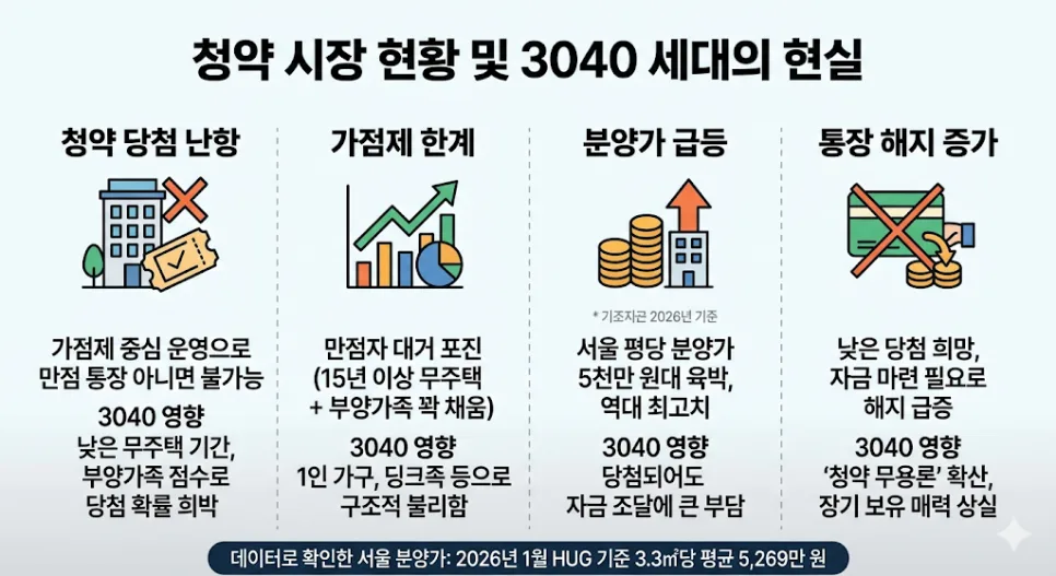 3040 청약통장, 로또 아닌 현실? 2026년 전략 총정리 3