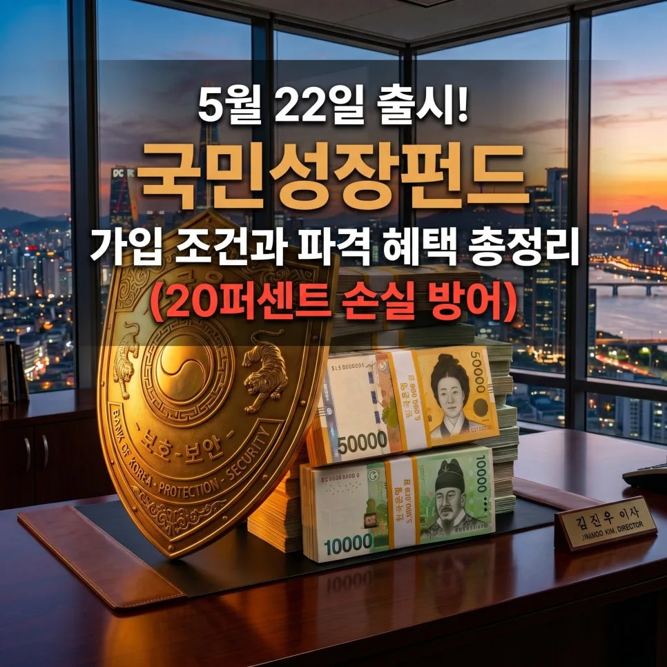국민성장펀드 2026년 가입 조건 및 혜택 총정리