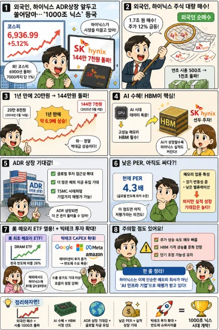 SK하이닉스 주가 전망 2026: 외국인 1조 매수, AI 시대 핵심 기업 분석 2