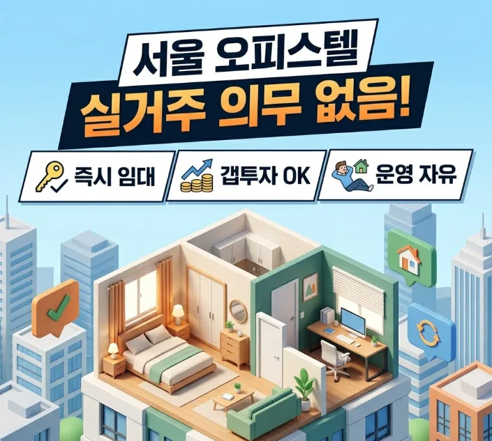 서울 오피스텔 실거주 의무 2026년 완화? 투자자 필독 가이드 2