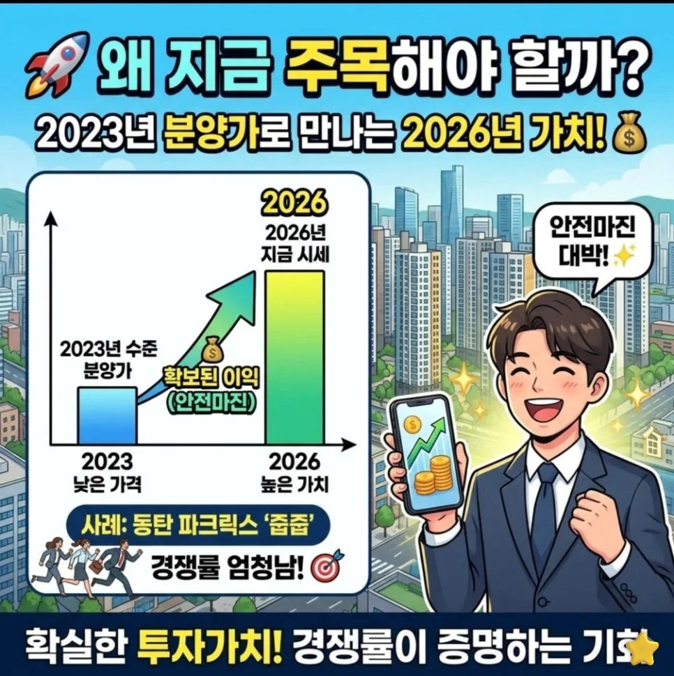 동탄 금강펜테리움 6차 줍줍, 2026년 시세차익 노리는 법 2