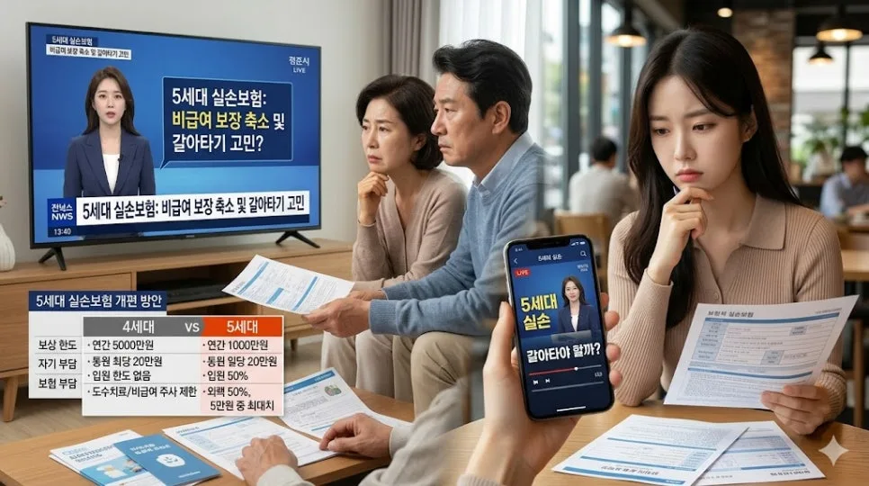 5세대 실손보험 전환, 나에게 유리한 선택은? 2026년 핵심 비교 2