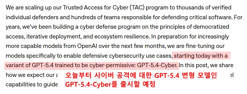 AI 보안 강화 2026: GPT-5.4 사이버와 국내 보안주 총정리 2