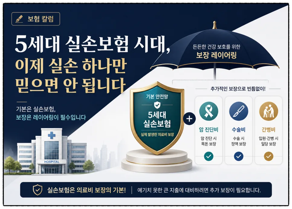 5세대 실손보험, 2026년 달라지는 점과 필수 대비 전략