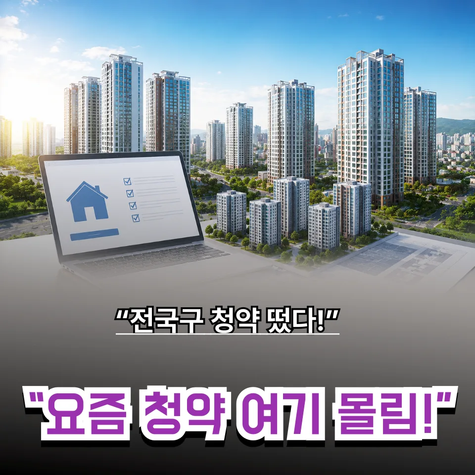 전국구 청약 단지 2026: 거주지 상관없이 1순위 가능한 곳은?