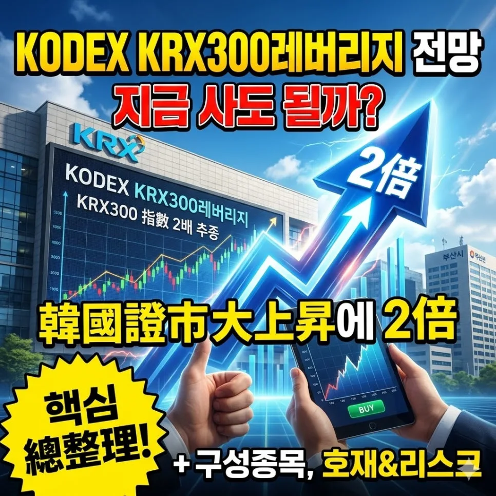 KODEX KRX300레버리지 전망 2026: 구성종목과 투자 전략