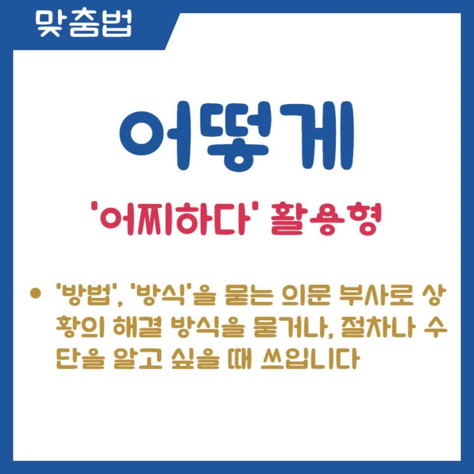 어떻게, 어떻게 해, 어떡해 차이점 2026년 완벽 정리 2