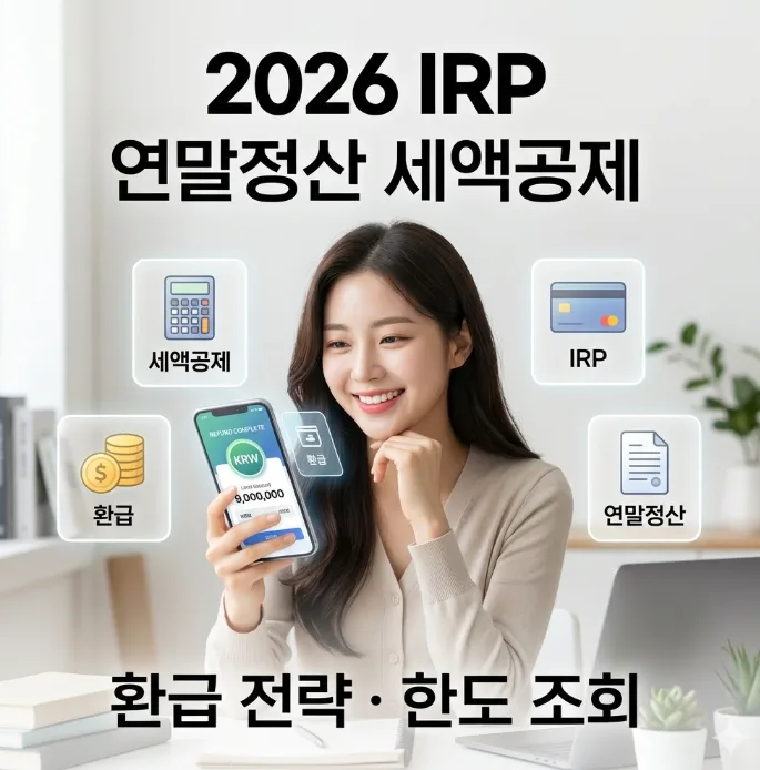 IRP 세액공제 한도 2026: 연말정산 환급 극대화 전략