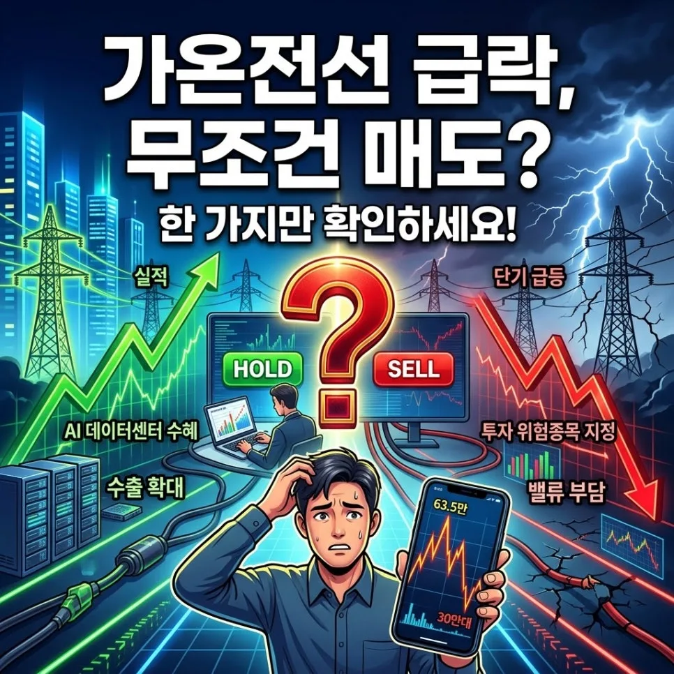 가온전선 주가, 고점 하락 후 매도? 실적 기반 투자 전략 2026 — 비즈니스·경제 — hehenews