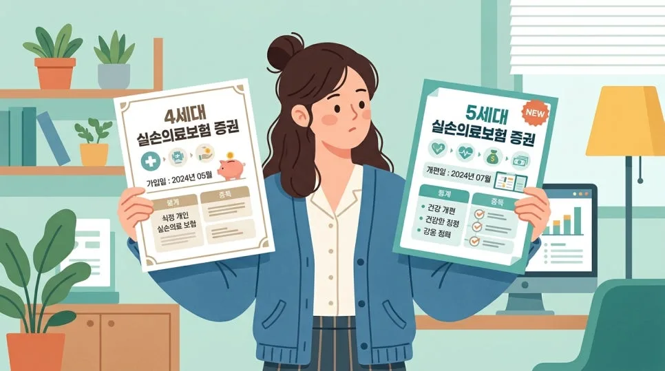 5세대 실손보험 전환, 나에게 유리할까? 2026년 핵심 비교 2