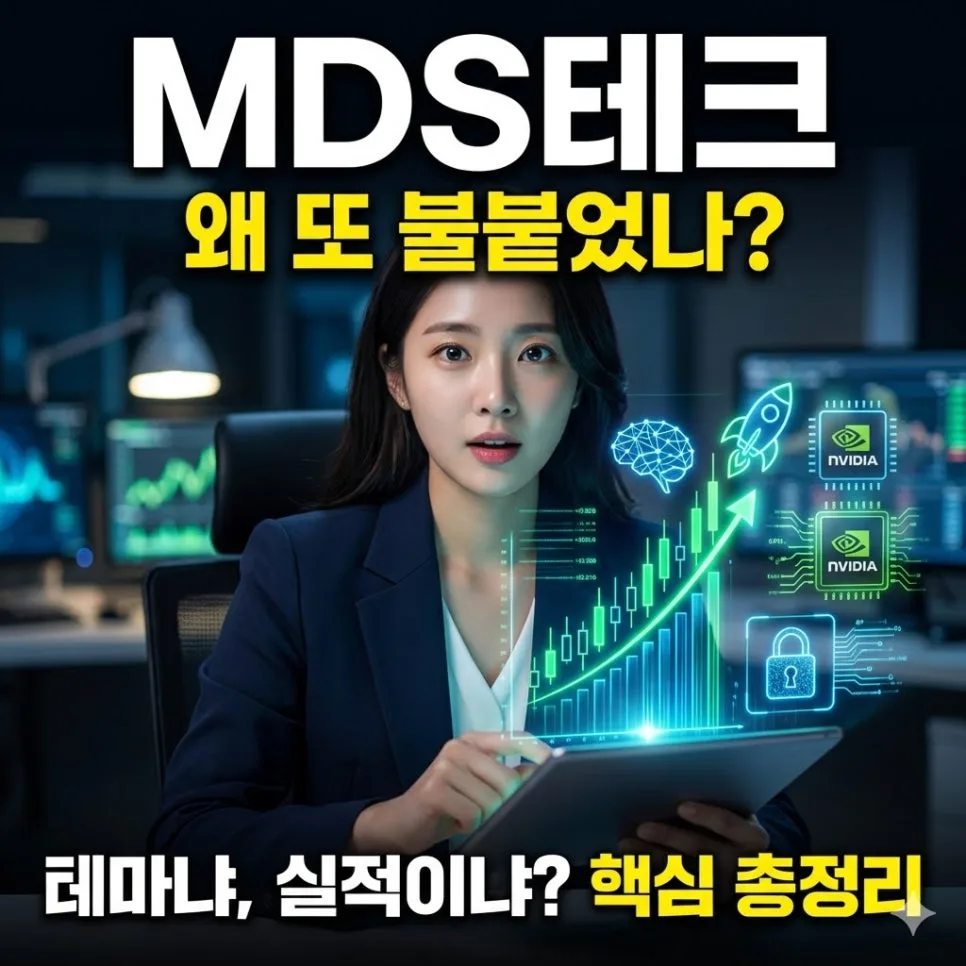 MDS테크 주가 전망: 액면병합 후 AI·양자보안 이슈 2026 — 비즈니스·경제 — soft_waves