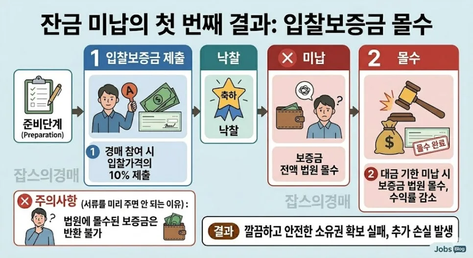 경매 잔금 미납 시 보증금 몰수? 2026년 핵심 총정리 2