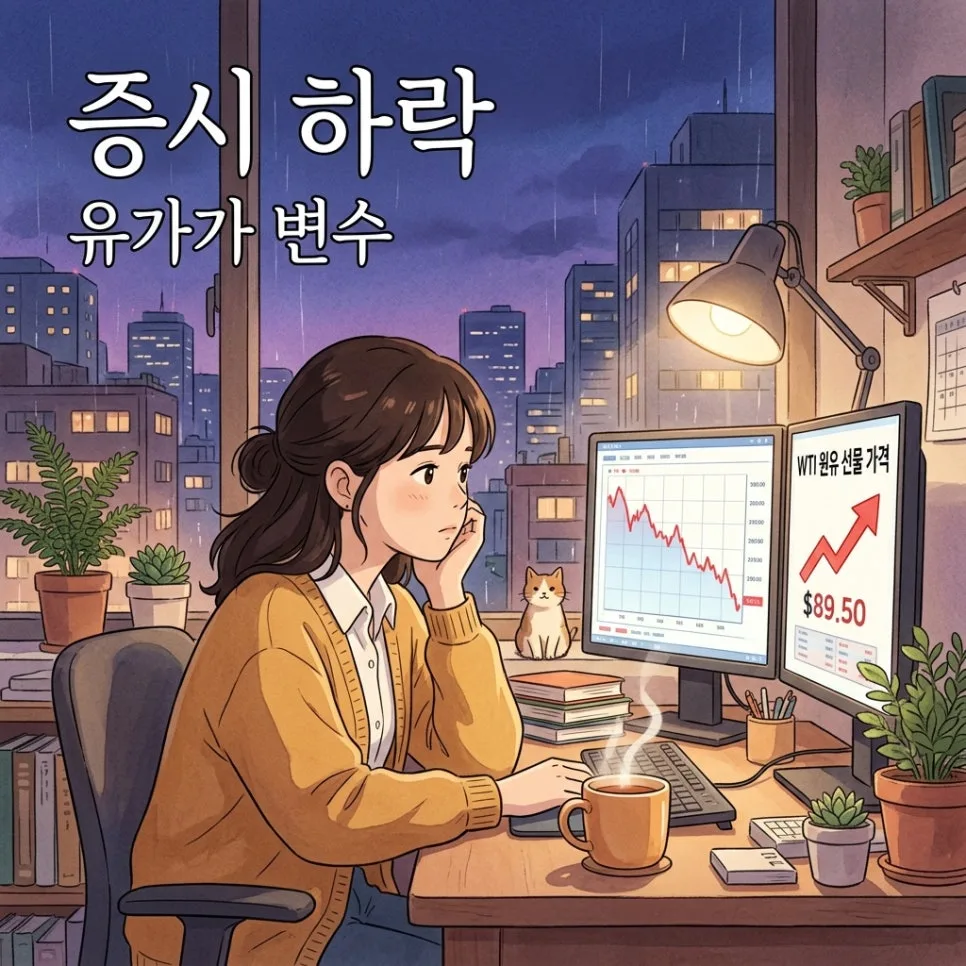 뉴욕증시 하락 신호 3가지: 유가·금리·AI 테마 점검 2026