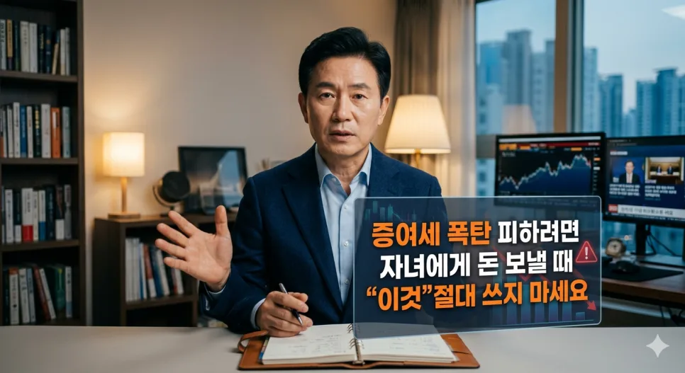 2026년 자녀 증여세 폭탄 피하는 법: 이체 메모 실수와 차용증 활용