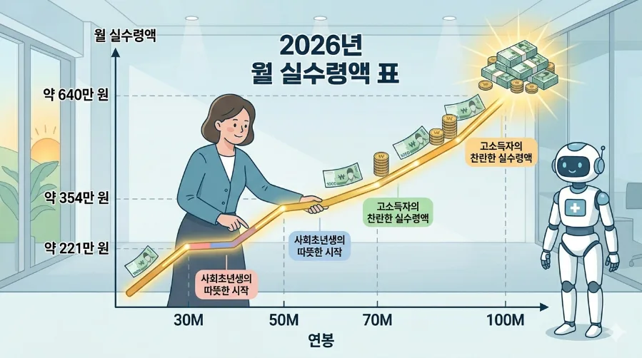 2026년 연봉 실수령액 현실은? 월급 계산부터 종소세까지 총정리 2