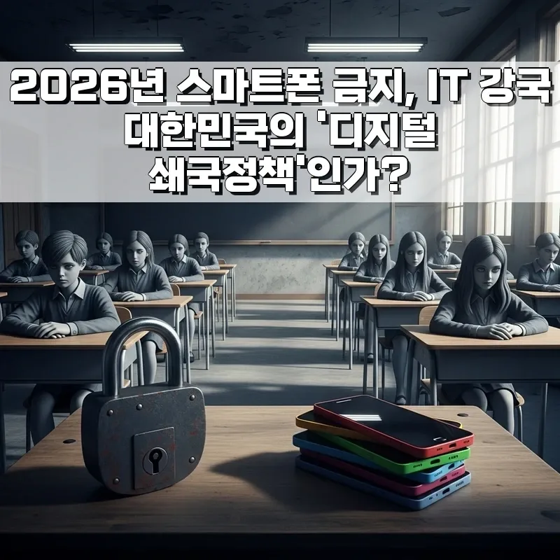 2026년 스마트폰 금지, 학생 인권 침해인가? — 사회·시사 — by 루피포차코