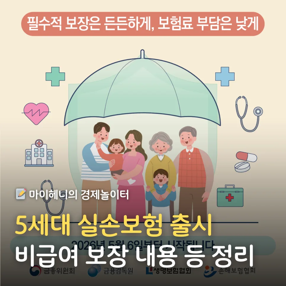 5세대 실손보험, 2026년 달라진 비급여 보장 총정리