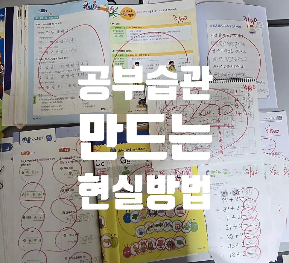 초1 공부 습관 만들기: 17일차 경험 기반 현실적 방법 2026 — 교육·학문 — minmin_mom