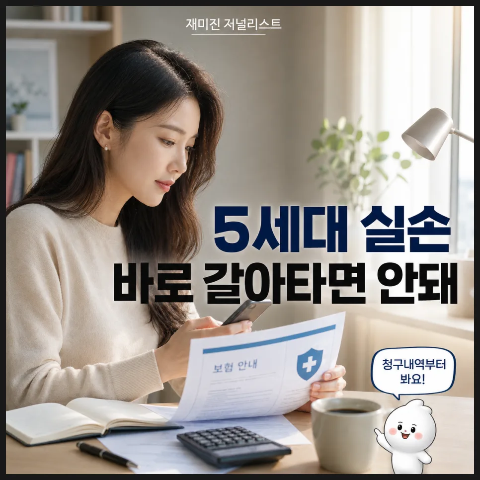 5세대 실손보험, 보험료 절약? 2026년 전환 전 꼭 알아야 할 4가지 — 비즈니스·경제 — press02