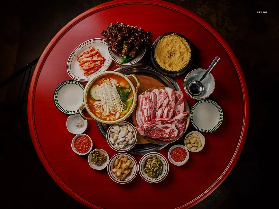 상수동 삼겹살 맛집 2026: 교자상 방문 후기 및 메뉴 분석 3