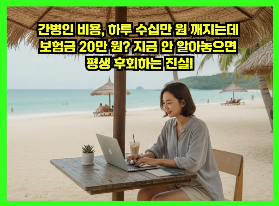 간병비 보험 2026년 총정리: 하루 15만 원 보장받는 법