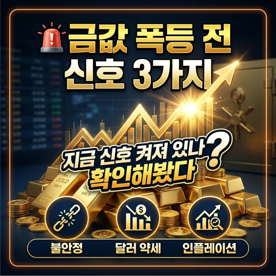 금값 폭등 전 3가지 신호와 2026년 투자 전략 — 비즈니스·경제 — jjinjjin9800
