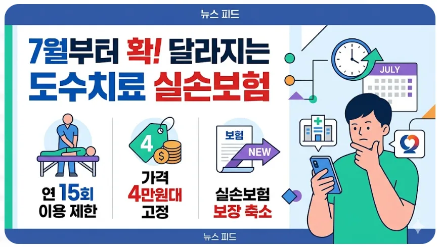도수치료 횟수·가격 2026년 개편: 실손보험 변화 완벽 분석