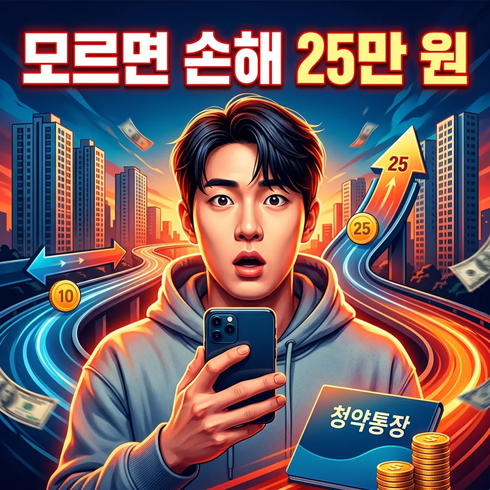청약 25만원 vs 10만원, 2026년 세금 혜택 극대화 전략 3