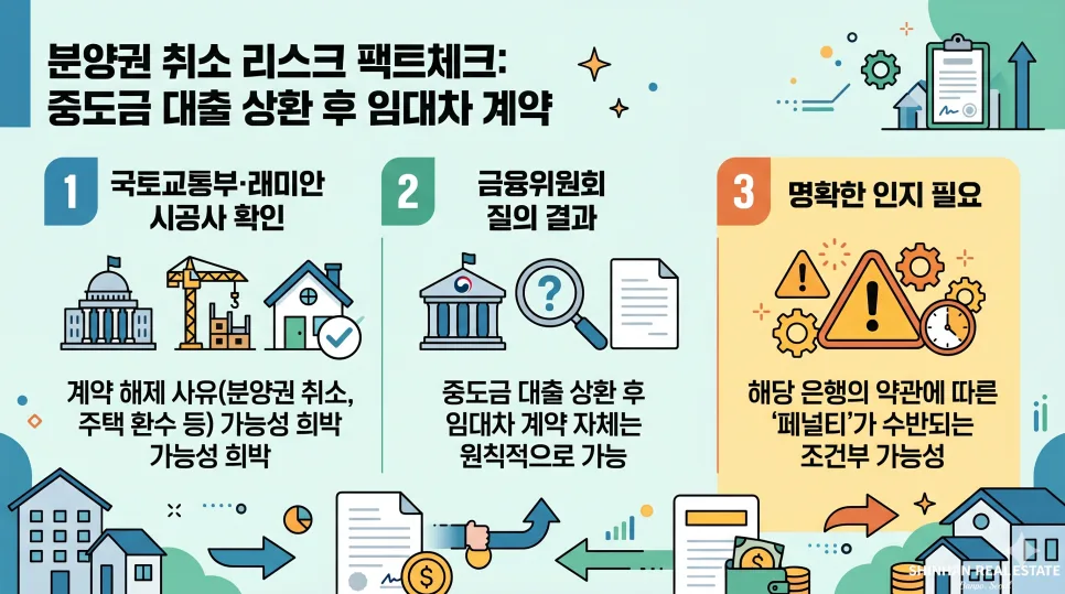 래미안 트리니원 중도금 상환 후 전세 가능할까? 2026년 전략 2