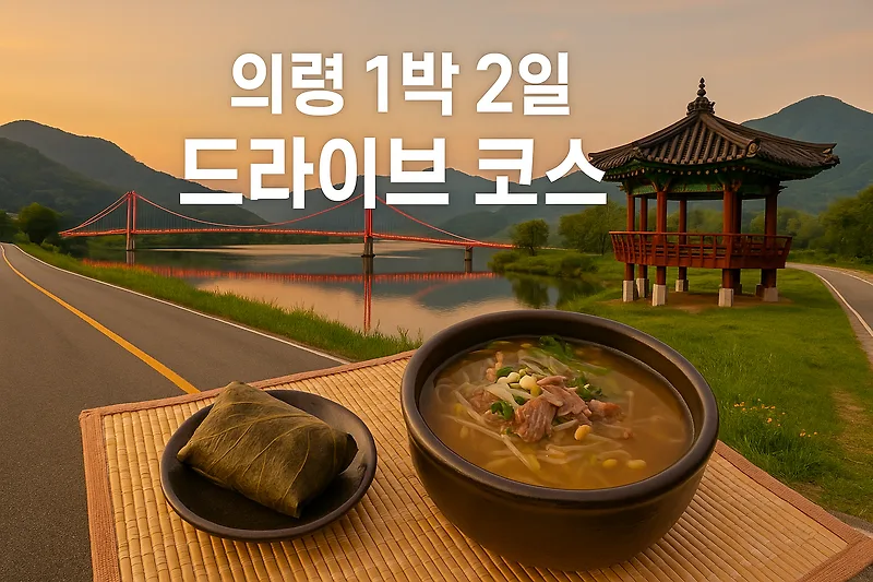 대구 근교 의령 드라이브 코스 2026: 부자 기운 따라 떠나는 당일치기 여행 — 한국여행 — by 딴따라닭