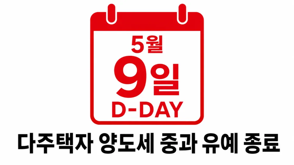 다주택자 양도세 중과 2026년 5월 10일 부활: 절세 전략 총정리