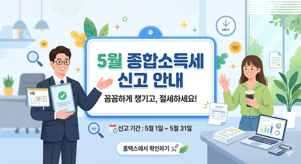2026 종합소득세 신고: 놓치면 손해 보는 숨은 공제 3가지
