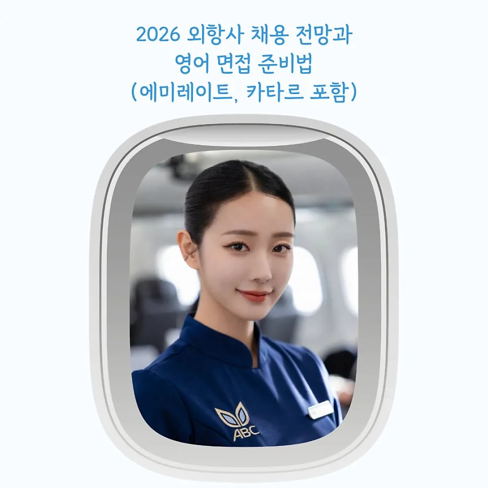 2026년 외항사 승무원 채용, 영어 면접 합격 전략 완벽 분석 3