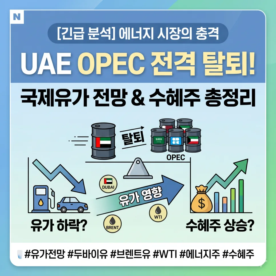 UAE, OPEC 탈퇴 이유와 국제유가 전망 2026년 분석 — 비즈니스·경제 — roce5134