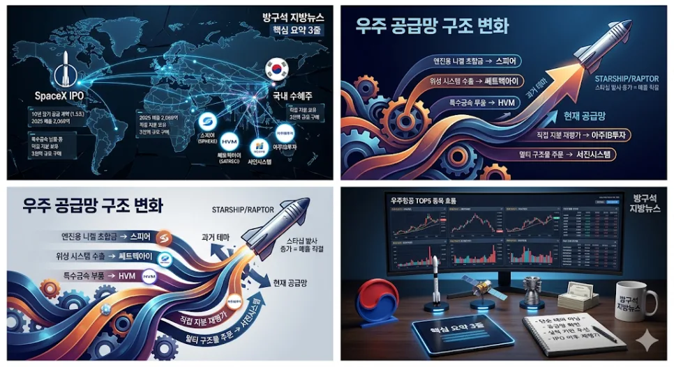 스페이스X IPO 수혜주 2026년 전망: 한국 공급망 핵심 기업 5곳 분석 3