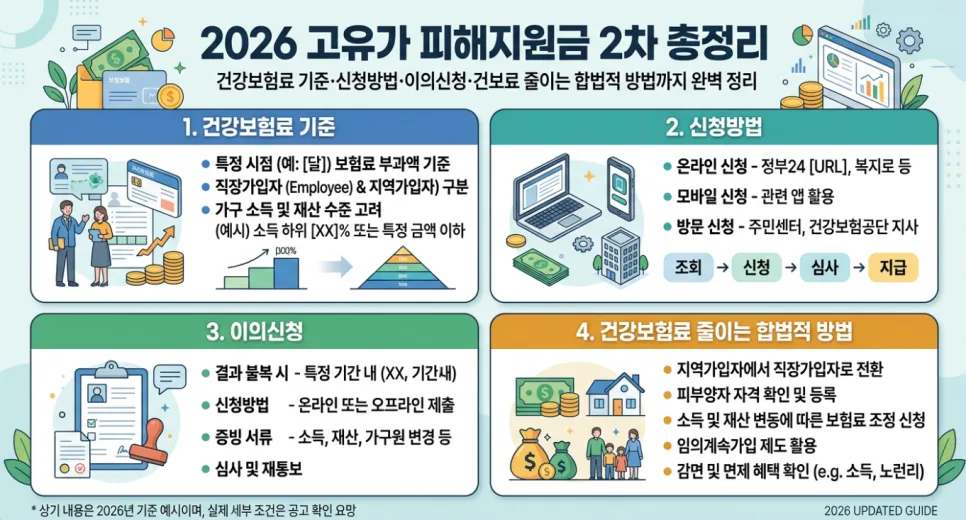 2026 고유가 피해지원금 2차, 건보료 기준과 신청 방법 총정리 — 비즈니스·경제 — theinfori