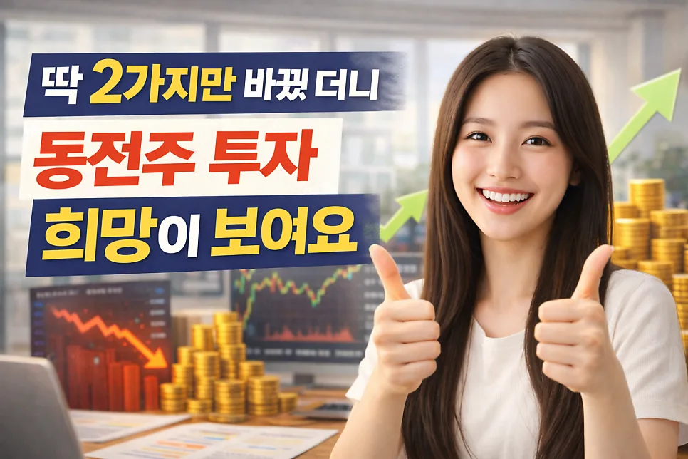 동전주 투자, 2가지 핵심 전략으로 희망 찾기 (2026년) — 비즈니스·경제 — ssisisi