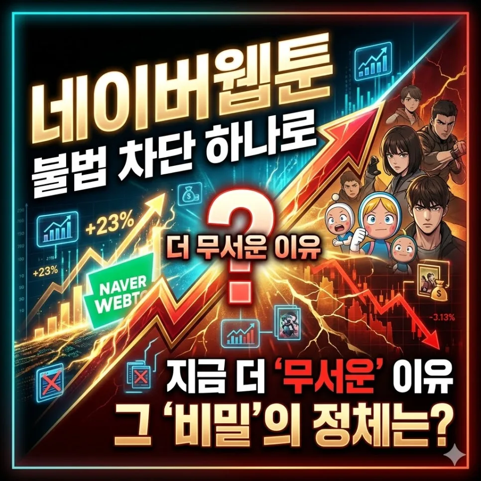 네이버웹툰, 불법 차단으로 결제 23%↑…2026년 전망은?