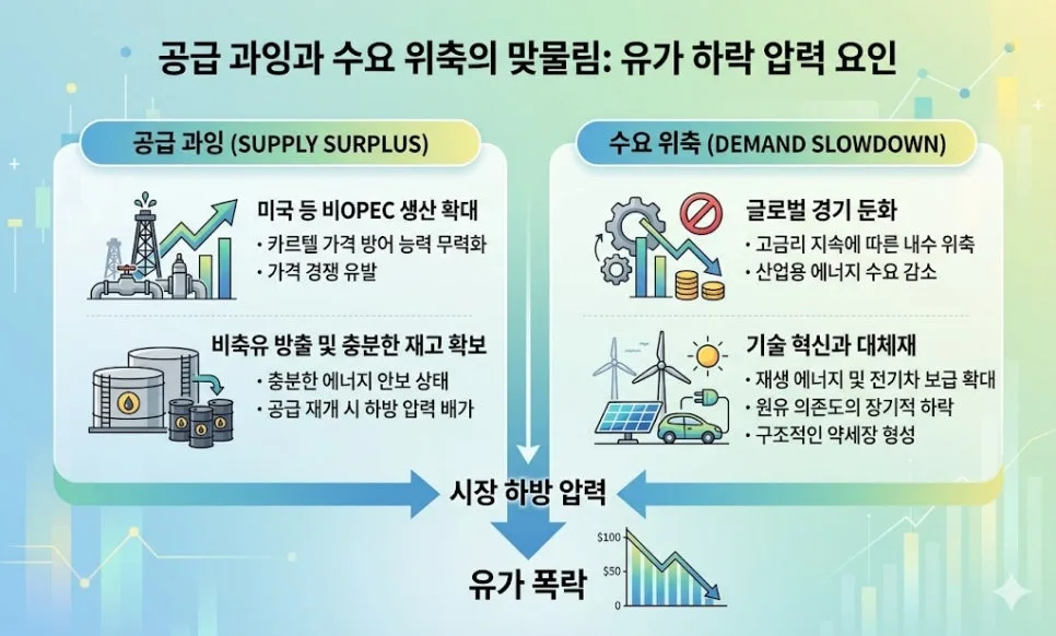 2026년 유가 폭락 가능성: 역사적 패턴과 투자 전략 분석 2