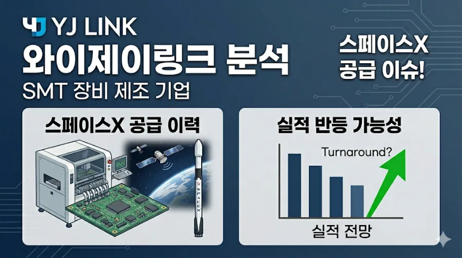 와이제이링크 209640: 스페이스X 공급 이력과 실적 전망 2026