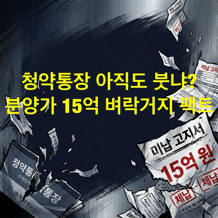 청약통장, 2026년 서울 분양가 15억 시대에 해지해야 할까?